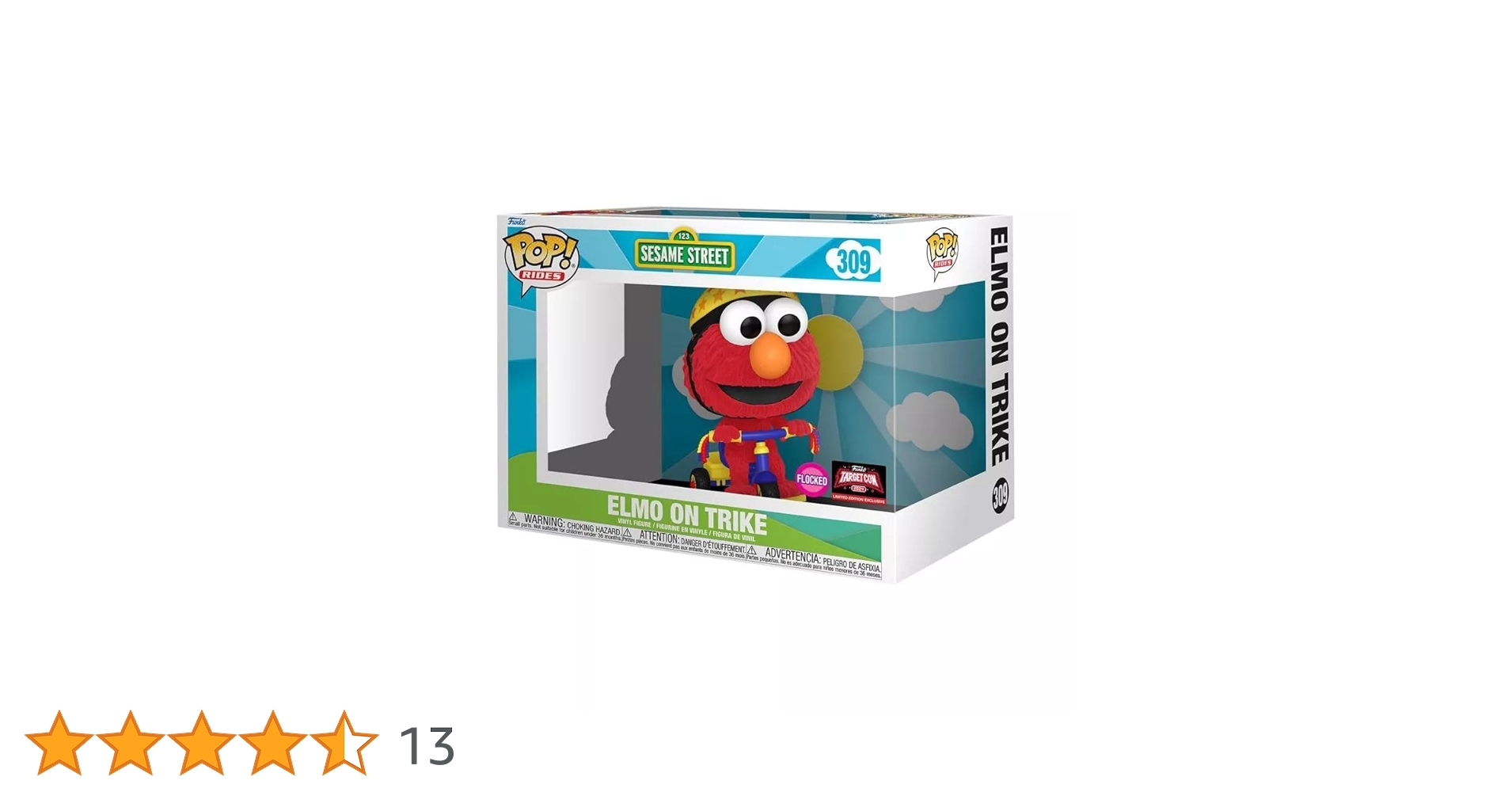 Amazon.co.jp: Funko POP Rides:セサミストリートエルモ・オン
